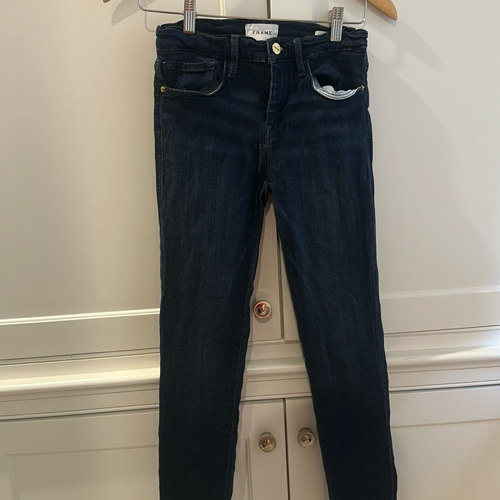 Frame Le Skinny de Jeanne Crop Jeans